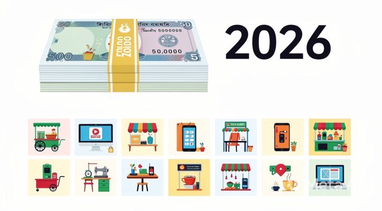 ৫০ হাজার টাকায় ২৫ টি ব্যবসার আইডিয়া 2026