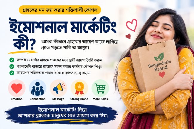 ইমোশনাল মার্কেটিং কী? গ্রাহকের আবেগ ব্যবহার করে ব্র্যান্ড গড়ার কৌশল