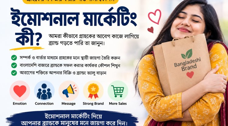 ইমোশনাল মার্কেটিং কী? গ্রাহকের আবেগ ব্যবহার করে ব্র্যান্ড গড়ার কৌশল