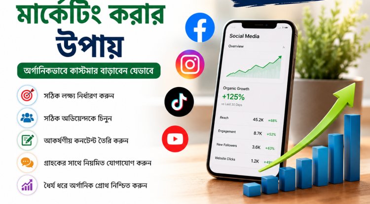 সোশ্যাল মিডিয়া মার্কেটিং করার উপায়: অর্গানিকভাবে কাস্টমার বাড়াবেন যেভাবে