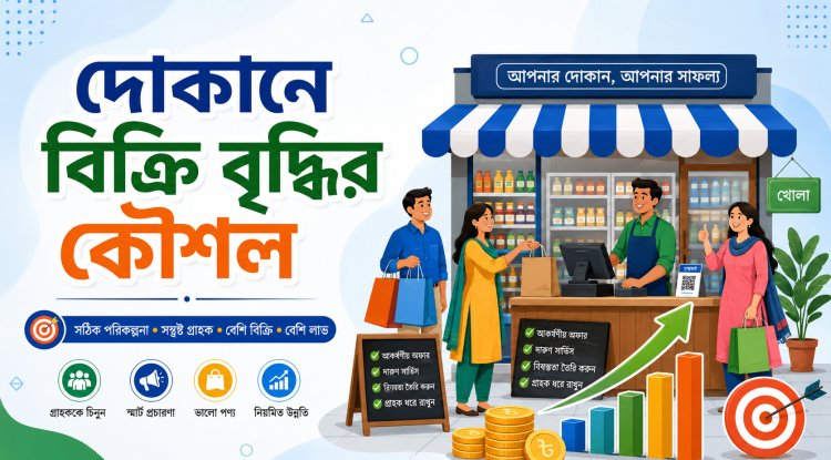 দোকানে বিক্রি বৃদ্ধির কৌশল: প্রমাণিত ১০টি পদ্ধতি